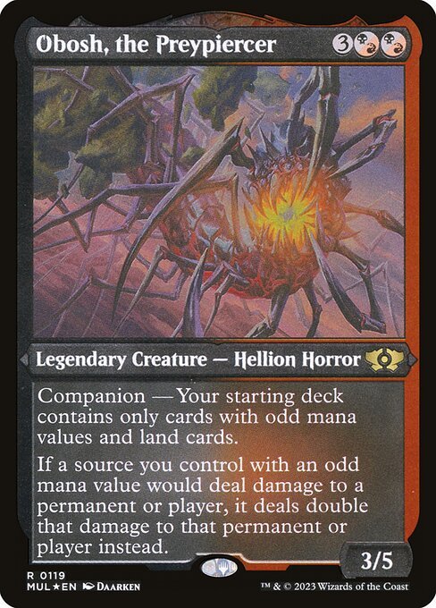 Obosh, the Preypiercer card from MUL #119