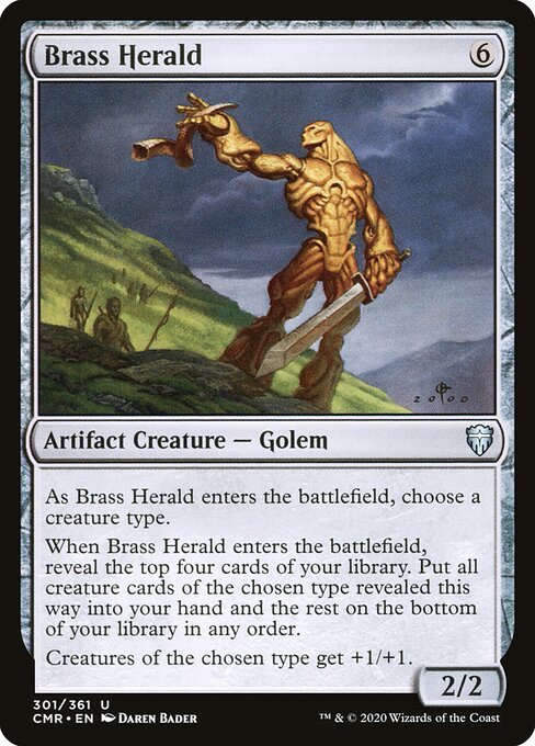 Brass Herald card from CMR #301