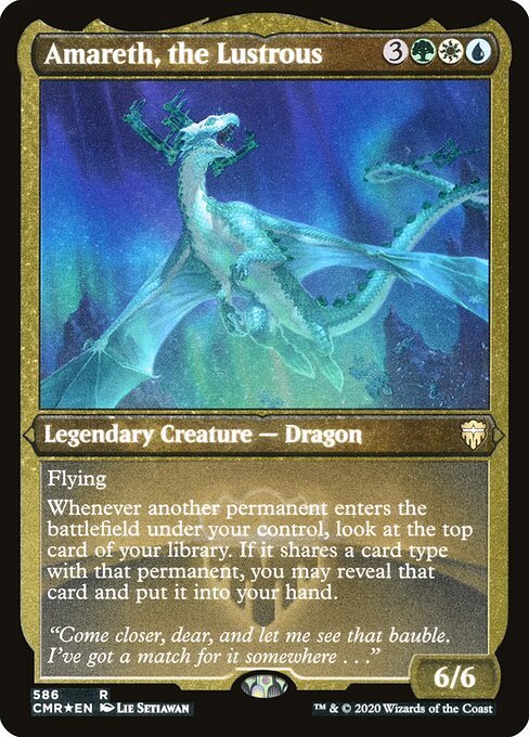 Amareth, the Lustrous card from CMR #586