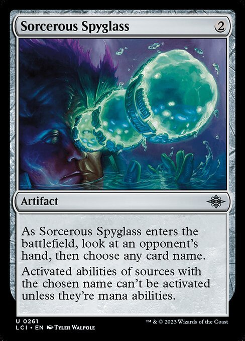 Sorcerous Spyglass card from LCI #261