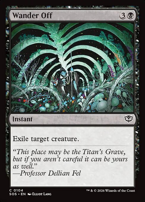 Wander Off card from SOS #104