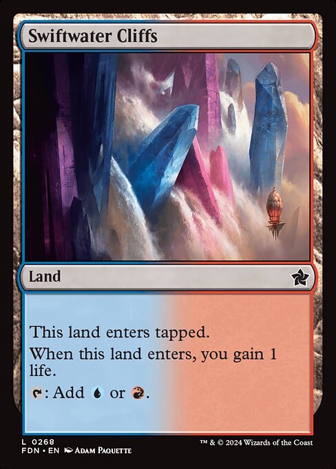 Swiftwater Cliffs card from FDN #268