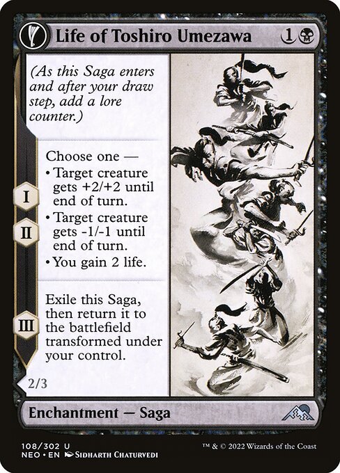 Life of Toshiro Umezawa card from NEO #108