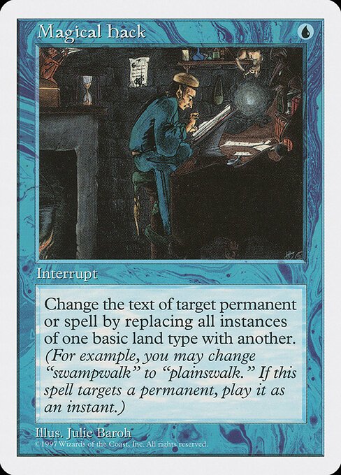 Magical Hack card from 5ED #product-2263