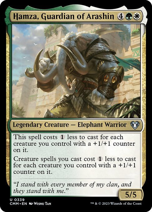 Hamza, Guardian of Arashin card from CMM #339