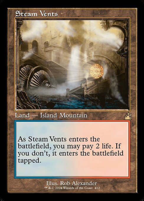 Steam Vents card from RVR #412