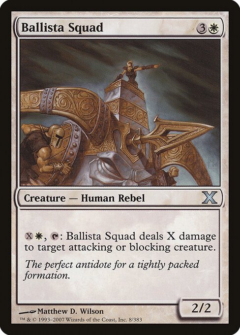 Ballista Squad card from 10E #8