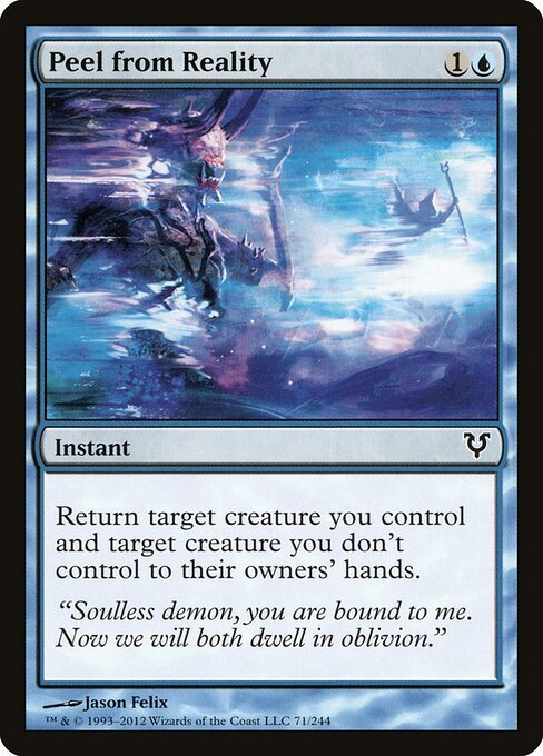 Peel from Reality card from AVR #71