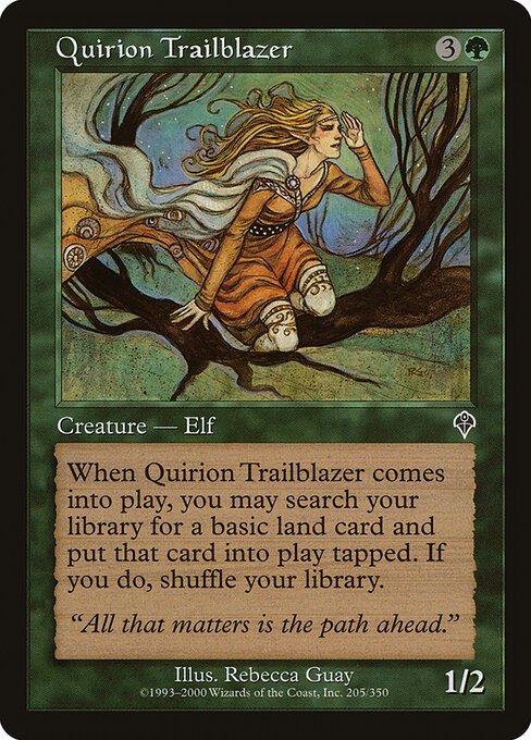 Quirion Trailblazer card from INV #205