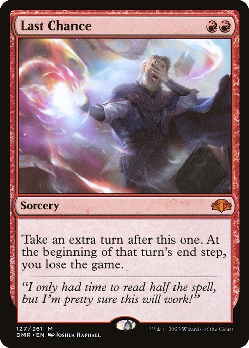 Last Chance card from DMR #127