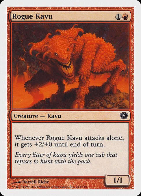 Rogue Kavu card from 9ED #213