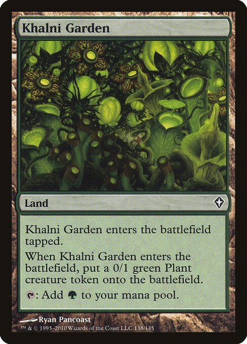 Khalni Garden card from WWK #138