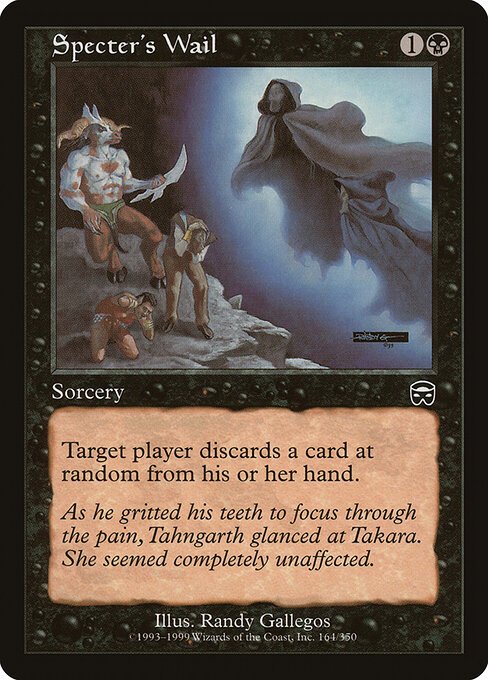 Specter's Wail card from MMQ #164