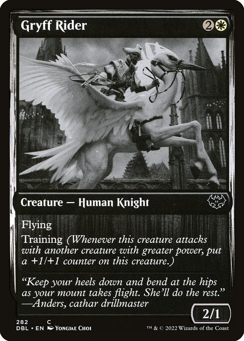 Gryff Rider card from DBL #282