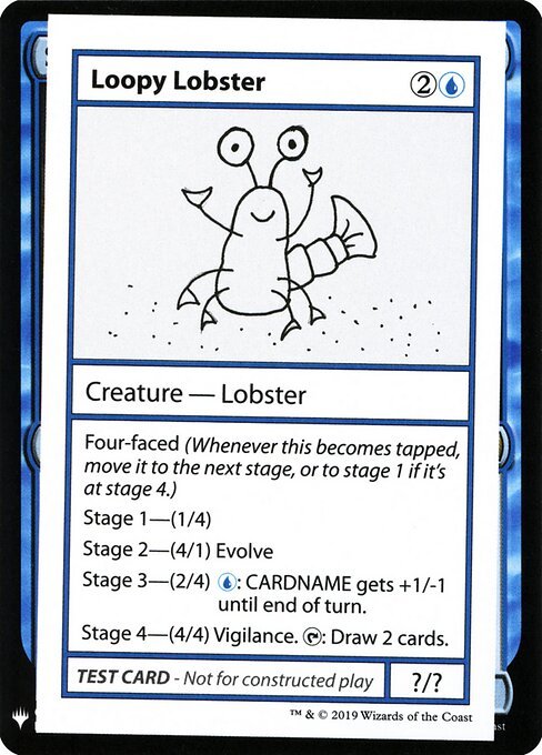 Loopy Lobster card from CMB1 #26