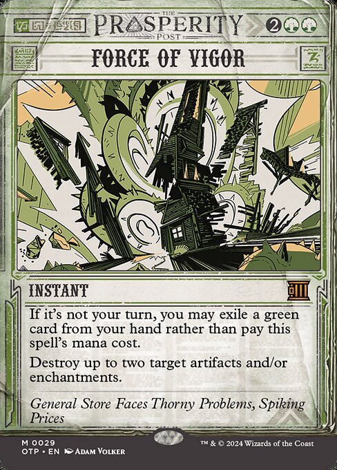 Force of Vigor card from OTP #29
