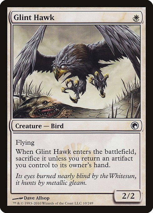 Glint Hawk card from SOM #10