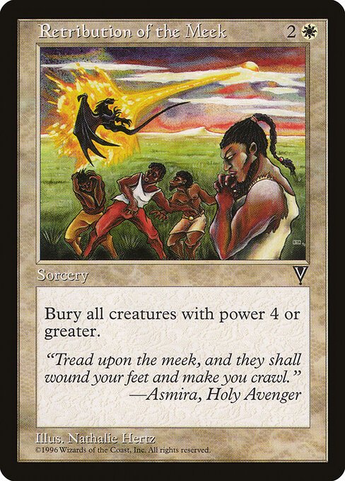 Retribution of the Meek card from VIS #product-5913