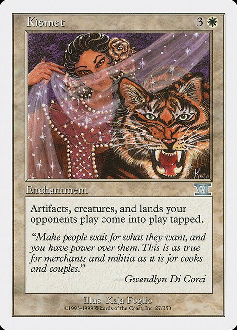 Kismet card from 6ED #27