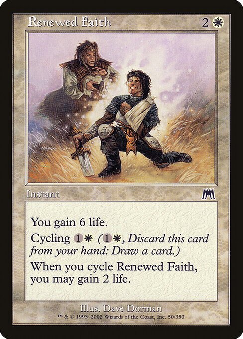 Renewed Faith card from ONS #50