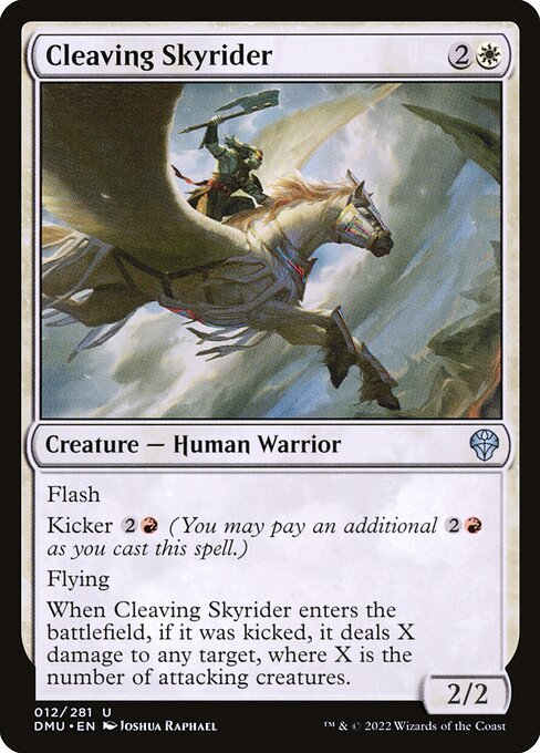 Cleaving Skyrider card from DMU #12