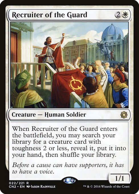 Recruiter of the Guard card from CN2 #22
