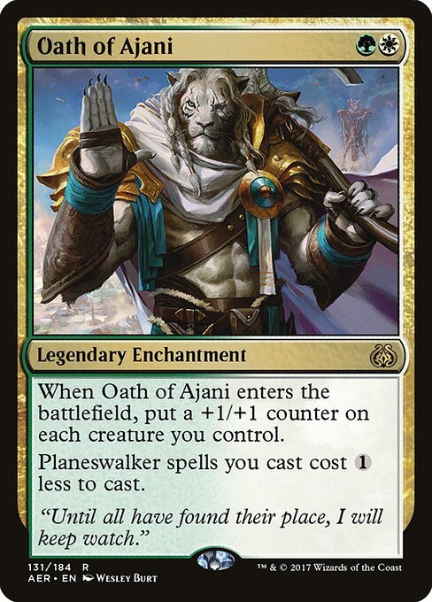 Oath of Ajani card from AER #131