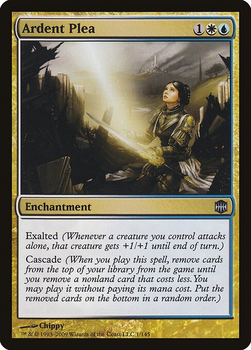 Ardent Plea card from ARB #1