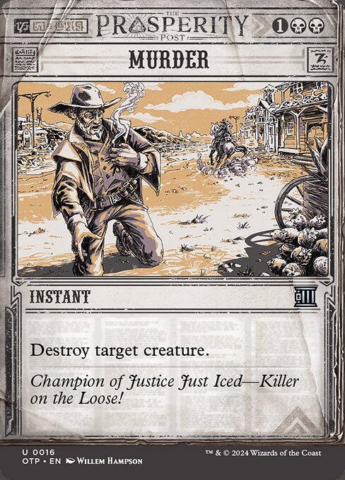 Murder card from OTP #16