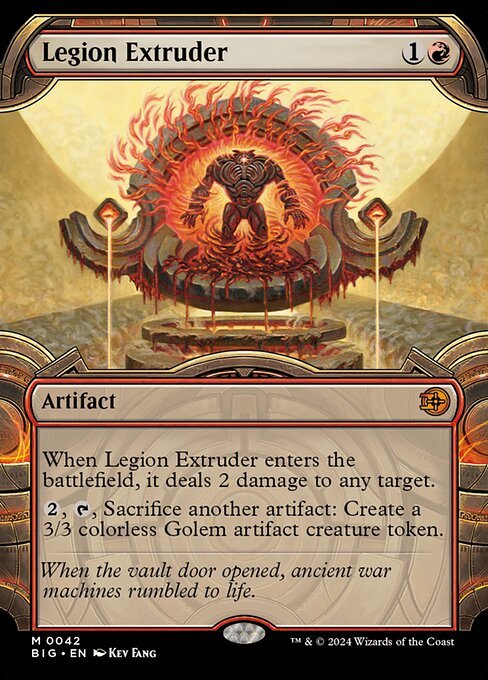 Legion Extruder card from BIG #42