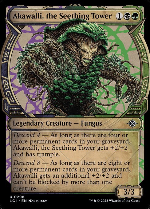 Akawalli, the Seething Tower card from LCI #298