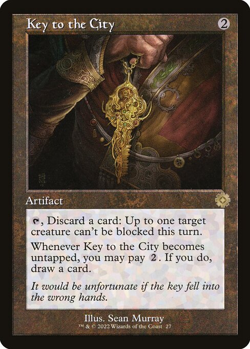 Key to the City card from BRR #27