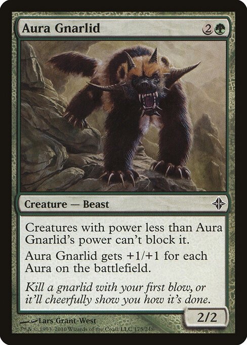 Aura Gnarlid card from ROE #175