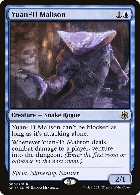 Yuan-Ti Malison card from AFR #86
