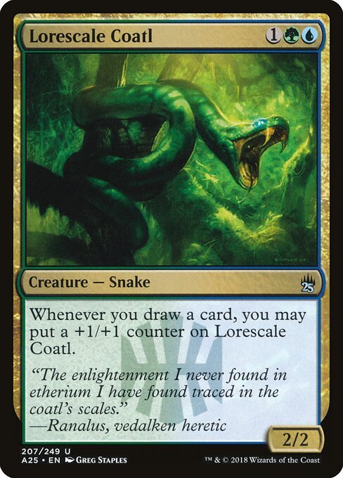 Lorescale Coatl card from A25 #207