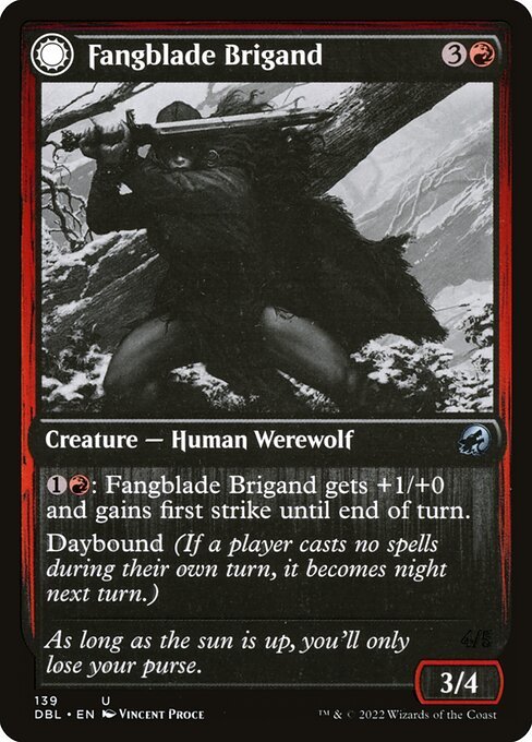Fangblade Brigand card from DBL #139
