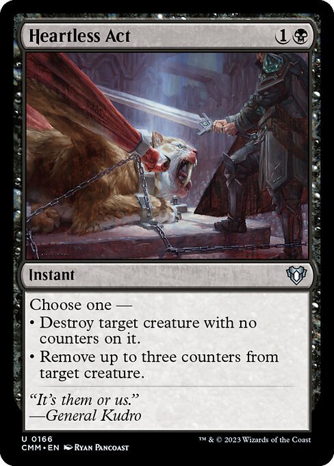 Heartless Act card from CMM #166