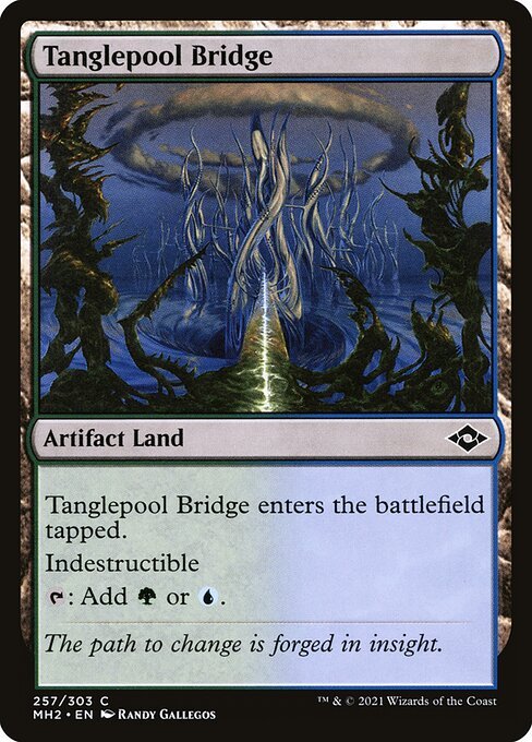 Tanglepool Bridge card from MH2 #257