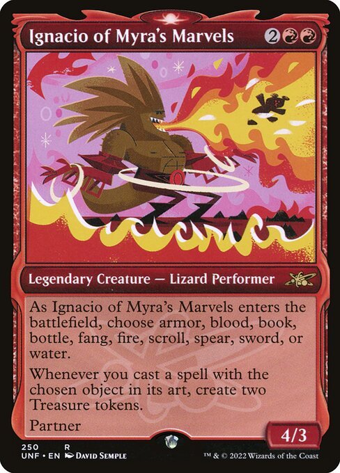 Ignacio of Myra's Marvels card from UNF #250