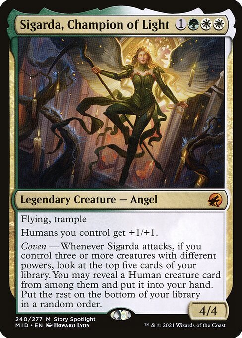 Sigarda, Champion of Light card from MID #240