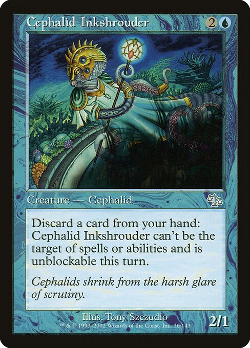 Cephalid Inkshrouder card from JUD #36