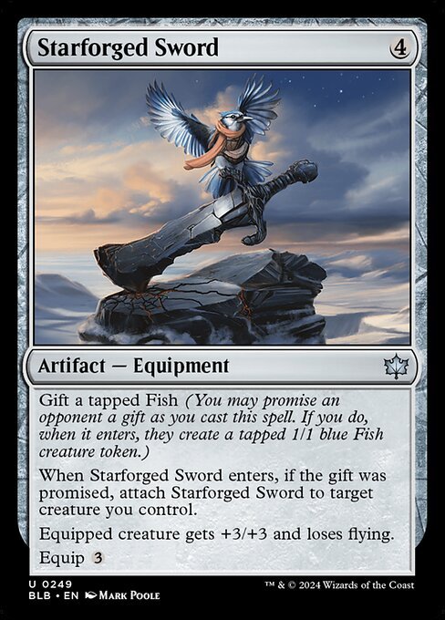 Starforged Sword card from BLB #249
