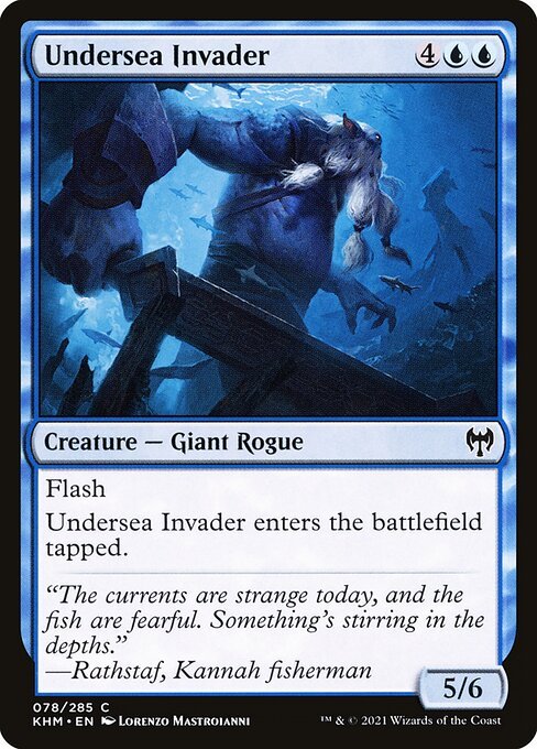 Undersea Invader card from KHM #78