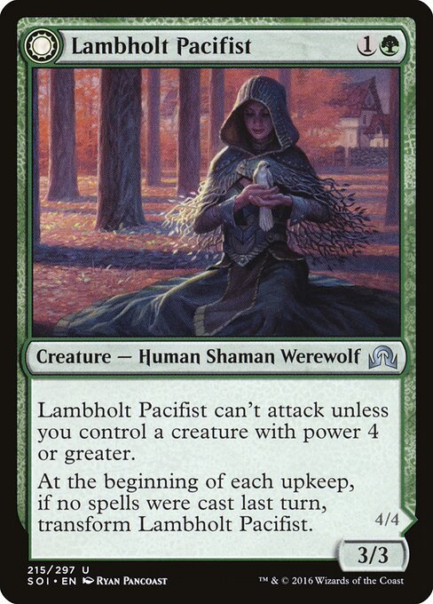 Lambholt Pacifist card from SOI #215