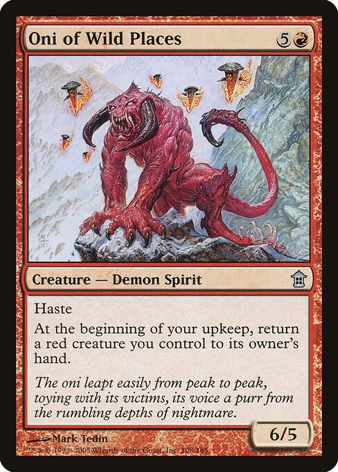Oni of Wild Places card from SOK #108