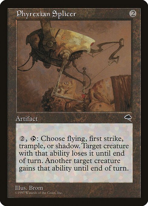Phyrexian Splicer card from TMP #303