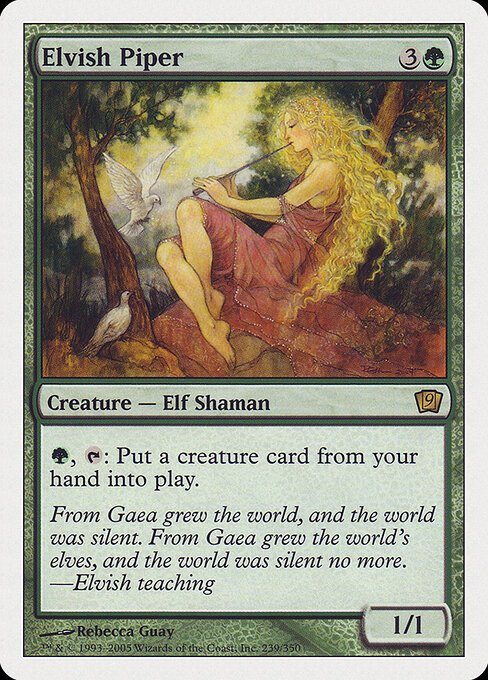 Elvish Piper card from 9ED #239