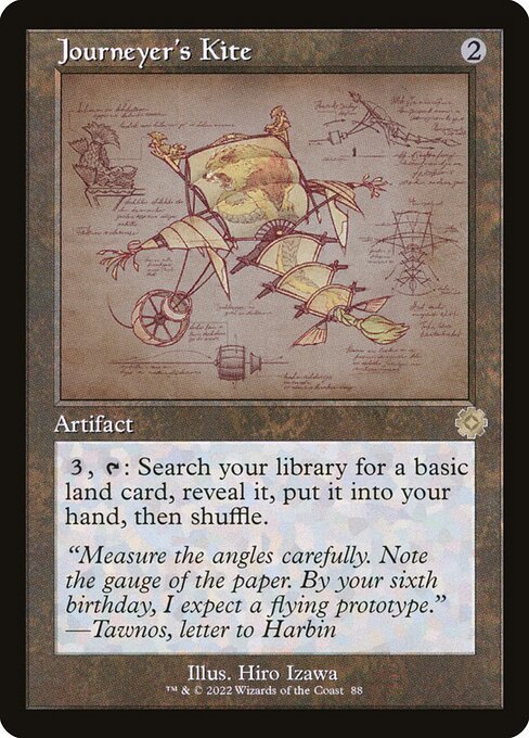 Journeyer's Kite card from BRR #88