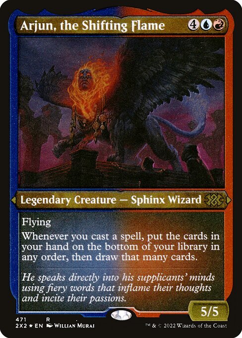 Arjun, the Shifting Flame card from 2X2 #471