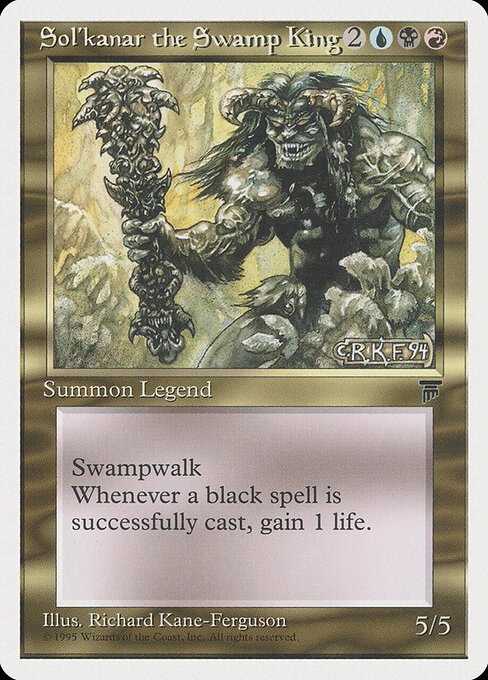 Sol'kanar the Swamp King card from CHR #product-3442